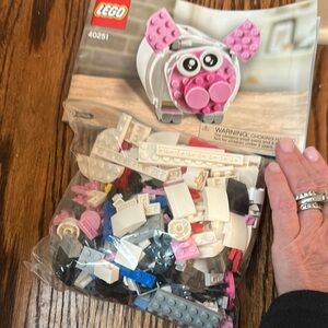 LEGO Pink and White Pig Set
